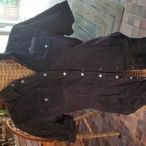 Indian Motorcycle shirt snap front